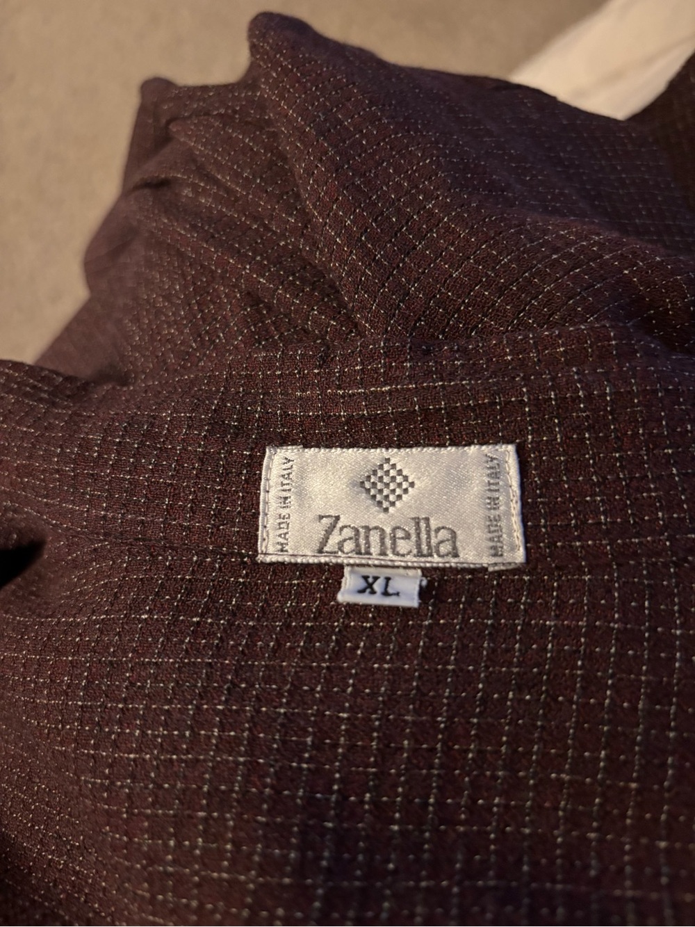 Zanella Dark Brown Patterned Shirt - Picture 8 of 8
